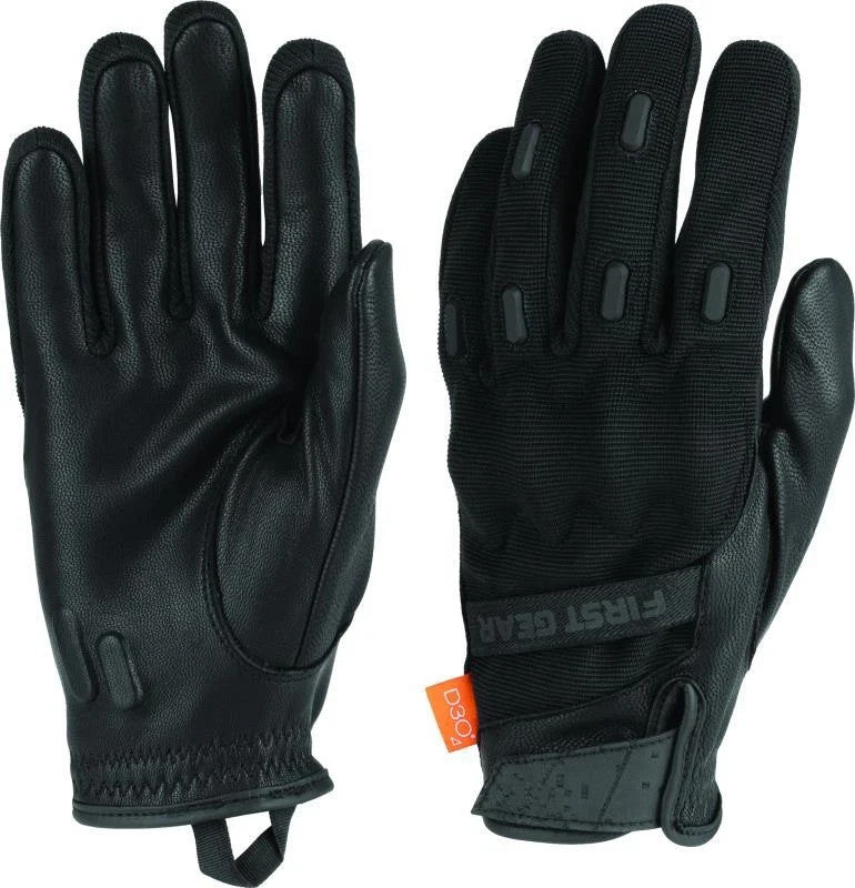 FIRSTGEAR Torque Black Gloves Men / Women - S / M / L / XL / 2XL - PICK SIZE!