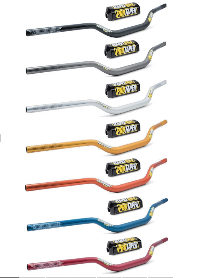 ProTaper Contour Handlebars 1 1/8" Pro Taper Bars CR KX YZ RM - PICK BEND/COLOR!