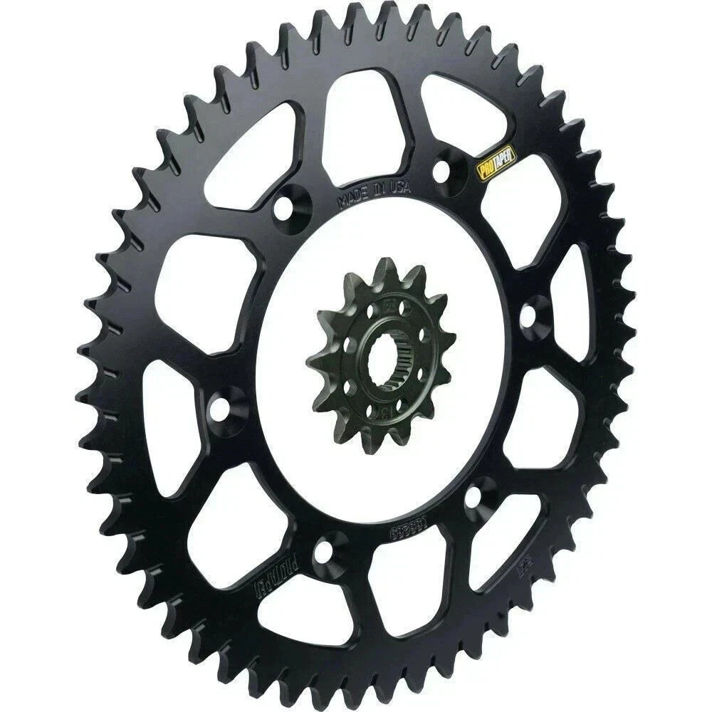ProTaper Front & Rear Black Sprocket Chain Kit Honda 93-09 XR650L / 93-24 XR600R
