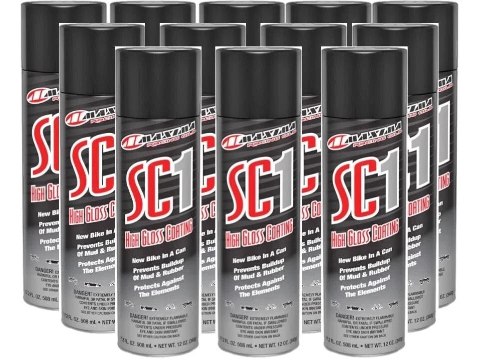 Maxima Racing Oils SC1 High Gloss Clear Coat LARGE 17.2 fl oz. Can SC1 - 12 PACK